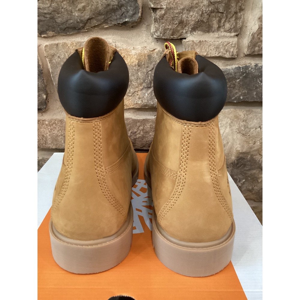 Timberland Classic Mens Size 10.5 6" Waterproof Boots Wheat Nubuck New - Picture 7 of 8